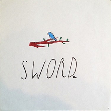 Eric Lebofsky (LA)
Sword, 2005
LEB073
ink, colored pencil on paper, 10 x 10  inches