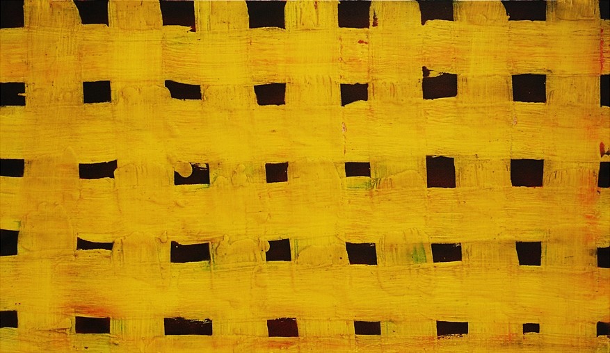 Don Maynard (LA)
Golden Grail, 2013
MAY355
encaustic, 26 x 40 inches paper / 15 x 27 inches image