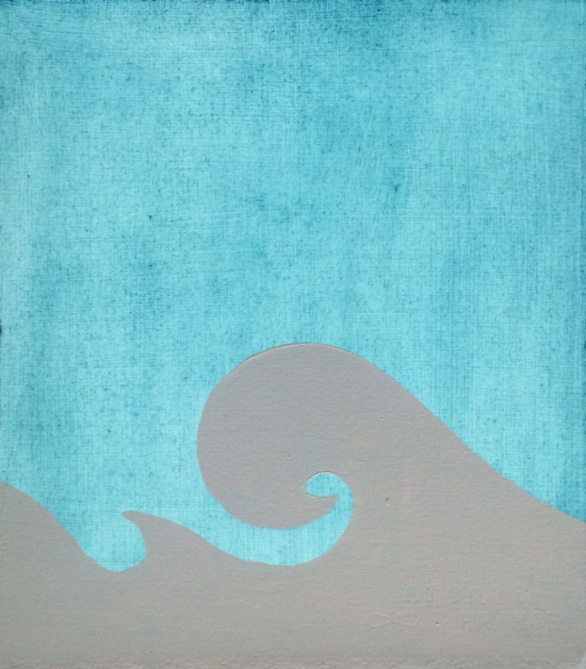 Isabel Bigelow (LA)
silver wave, 2014
BIG1457
oil on paper, 11.5 x 10 inches