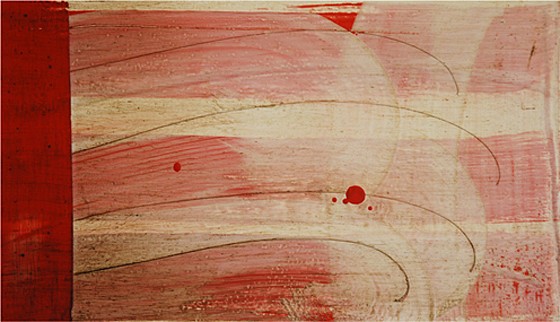 Don Maynard (LA)
Red Water, 2011
MAY320
encaustic, 20 x 26 inches paper / 9 x 15 inches image