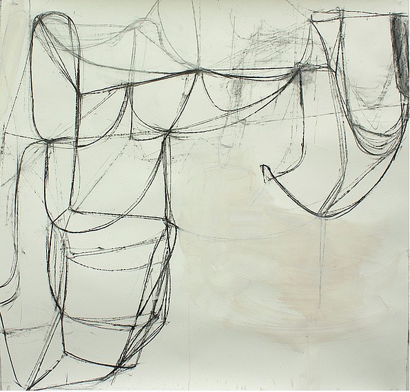Deborah Dancy
Object Lesson 3, 2015
MUIR191
acrylic, charcoal on paper, 48 x 50 inches