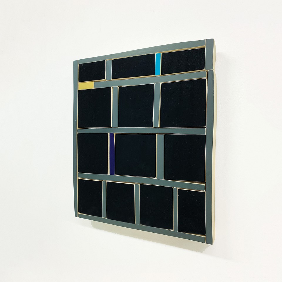 Andrew Zimmerman (LA)
Black and Grey, 2019
ZIM686
Automotive paint on wood, 15 x 13 x 1 1/2 inches