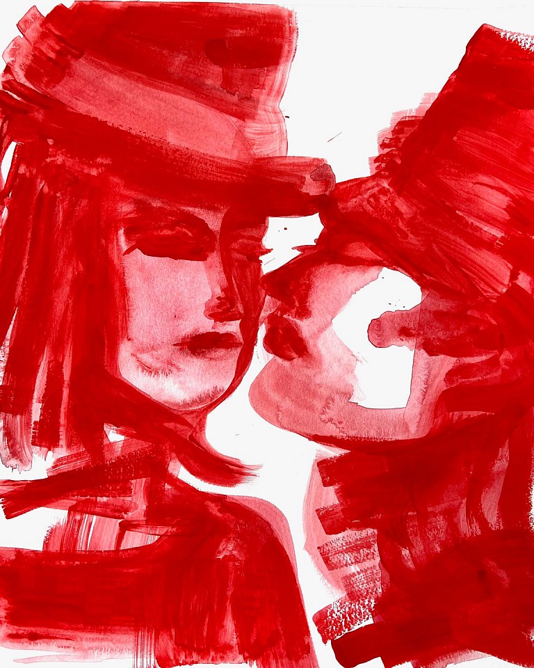 Suzy Spence (LA)
Kiss (Red), 2021
SPENC296
flashe on paper, 20 x 16 inches