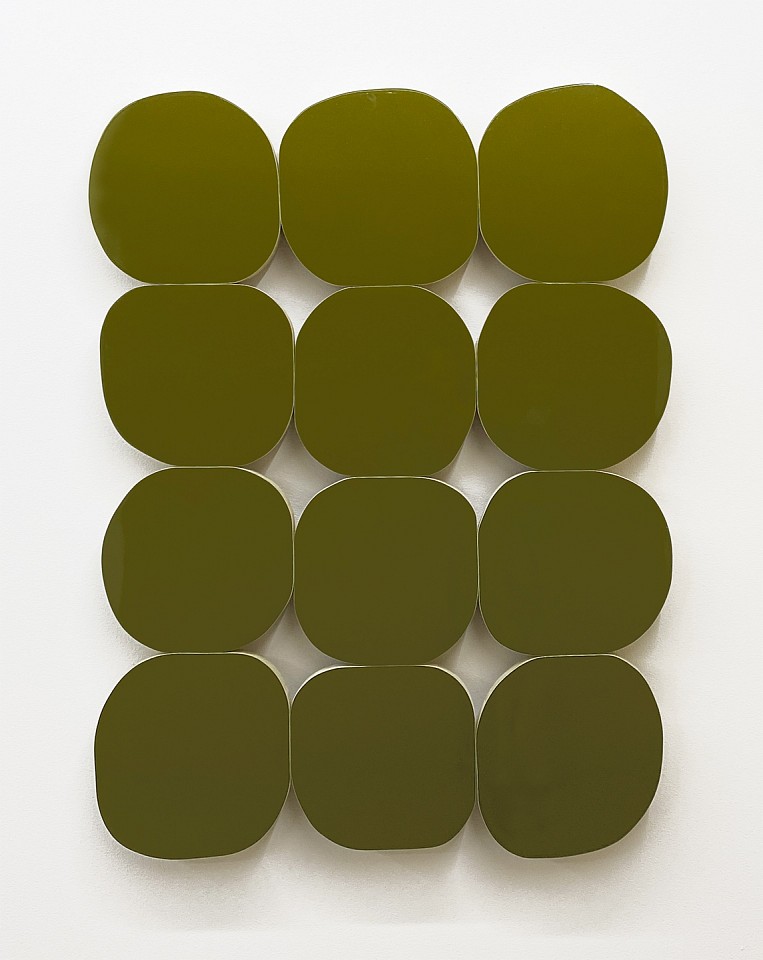 Andrew Zimmerman (LA)
Rescue Green, 2022
ZIM972
Automotive paint on wood, 49 x 37 x 2 1/2 inches
