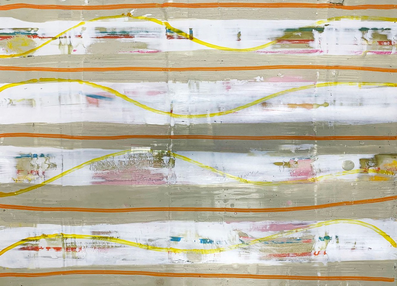 Don Maynard (LA)
Meridians, 2022
MAY413
encaustic and acrylic ink on paper, 22 x 30 1/2 inch paper / 14 x 20 inch image