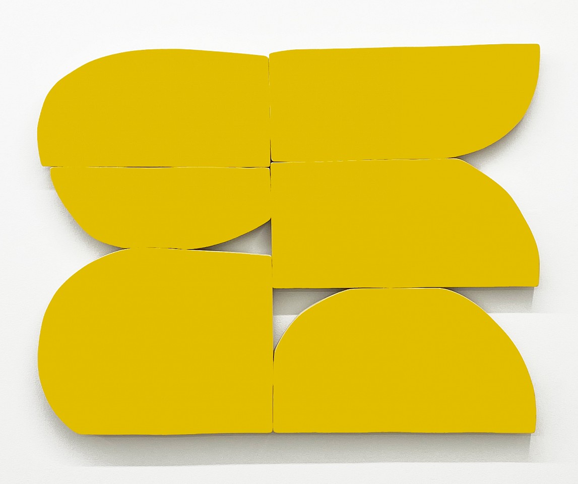 Andrew Zimmerman
Yellow Jacket, 2023
ZIM1026
Automotive paint on wood, 49 x 38 x 1 1/2 inches