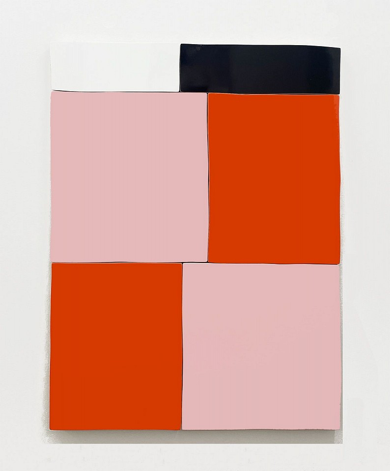 Andrew Zimmerman
Black and White over Pink and Red, 2023
ZIM1058
Automotive paint on wood, 55 x 40 x 1 1/2 inches