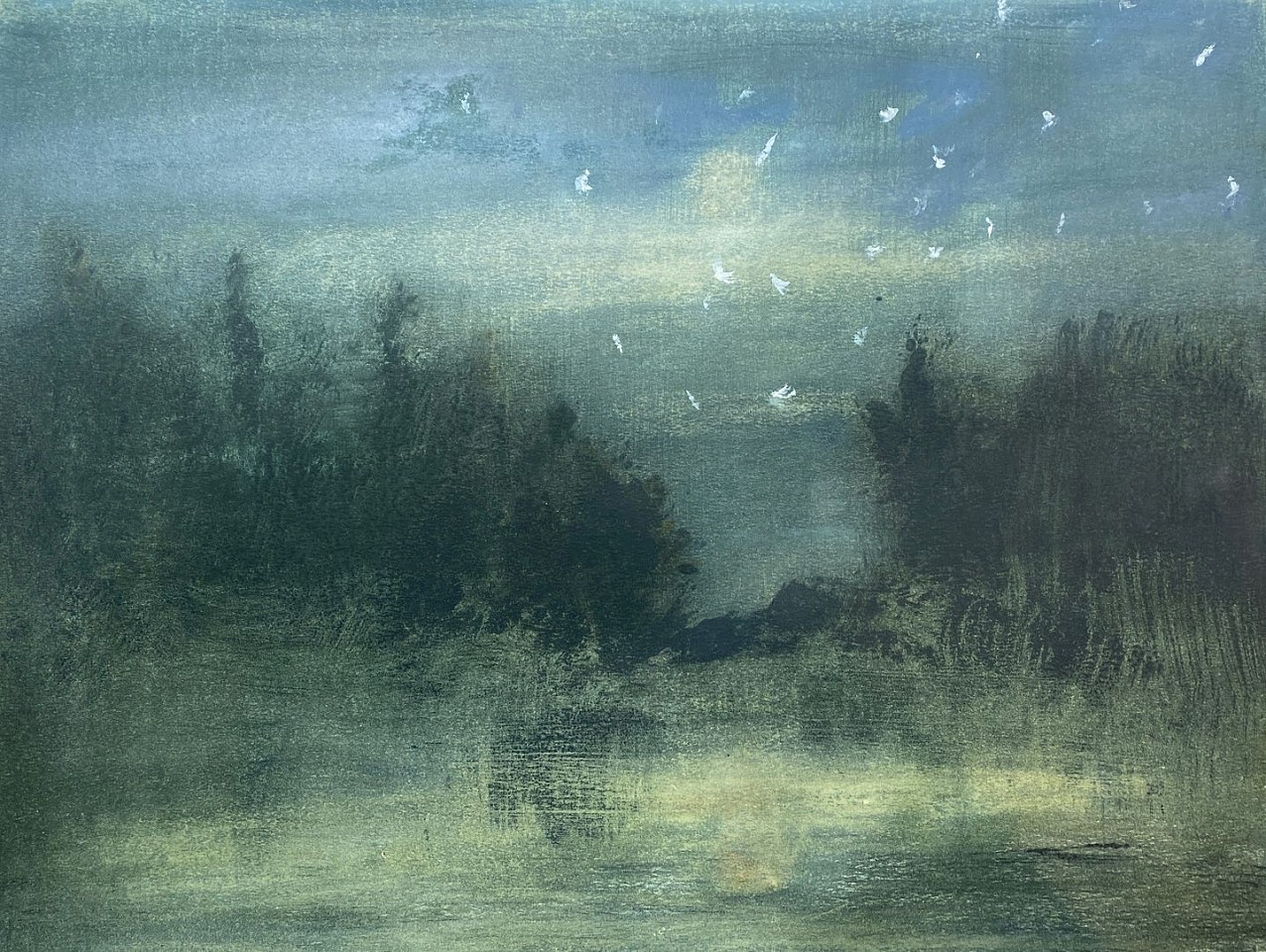 Poogy Bjerklie
As Night Falls #1, 2023
BJE182
oil on paper, 18 x 24 inches