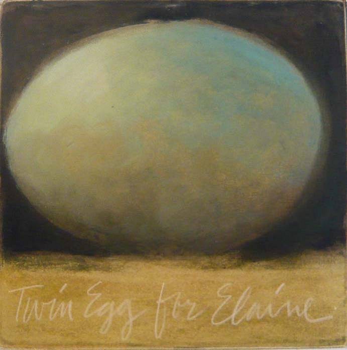 Carol Anthony
Twin Egg for Elaine, 2002
ANTH515
monoprint, 23 x 15 inch paper / 
9 x 8 inch image