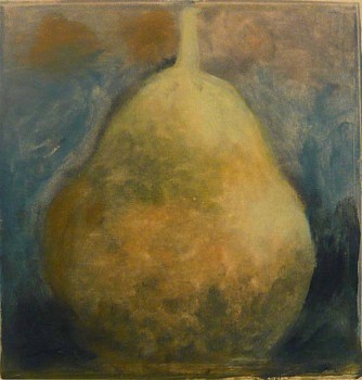 Carol Anthony -&nbsp;Fresco Pear Special, 2002 monoprint 22 x 15  inch paper / 
10 x 7  inch image ANTH509