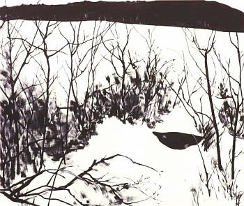 Work:&nbsp;winter (Austerlitz), 2010 oil on panel 27 x 32 inches BIG1242