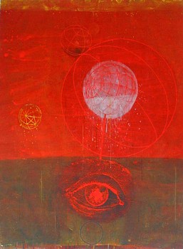 Larry Brown -&nbsp;D-601, 2003 acrylic on paper 50 x 38 inches BRN105