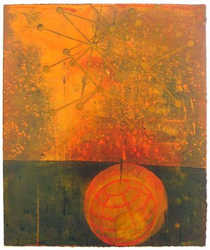 Larry Brown -&nbsp;D-648, 2005 acrylic and oil on paper 18 x 15 inches BRN157