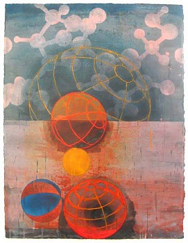 Larry Brown -&nbsp;D-644, 2005 acrylic and oil on paper 30 x 22  inches BRN161