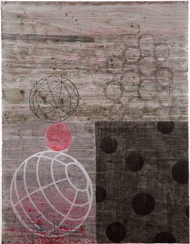 Larry Brown -&nbsp;D-660, 2003 acrylic and oil on paper 50 x 39  inches BRN192