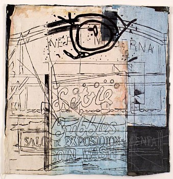 Eugene Brodsky (LA) - Little Bubbles, 2006 Mixed media 17 x 17 inches BROD117