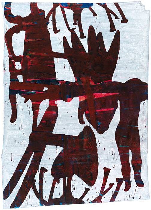 Bo Joseph
History of a Persistent Absence, 2009
JOS126
acrylic, tempera, and gesso on cloth, 68 1/4 x 49 5/8 inches