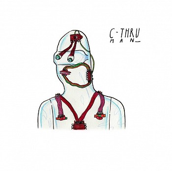 Eric Lebofsky -&nbsp;C-Thru Man, 2011 colored pencil on paper 9 3/4 x 9 3/4 inches LEB118