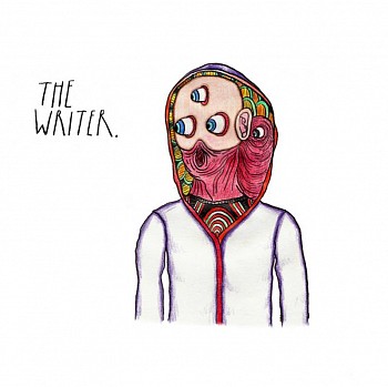 Eric Lebofsky -&nbsp;The Writer, 2011 colored pencil on paper 9 3/4 x 9 3/4 inches LEB121