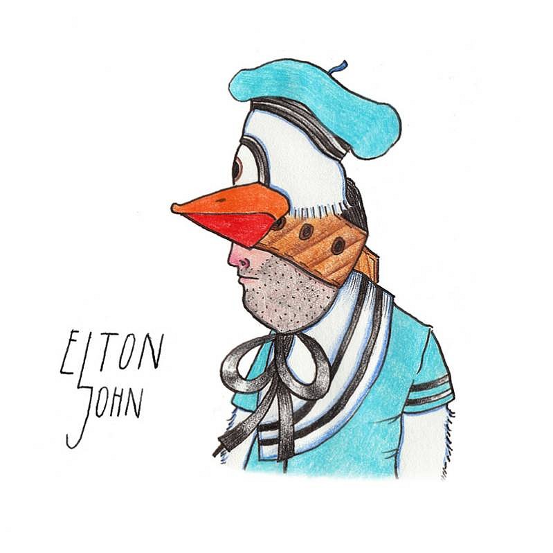 Eric Lebofsky
Elton John, 2011
LEB119
colored pencil on paper, 9 3/4 x 9 3/4 inches