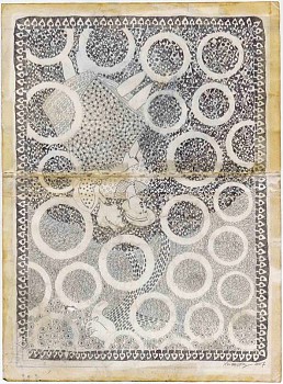 Work: The Outing, 2007 pencil on vintage paper 14.5 x 11 inches LEIB073