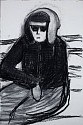Kathryn Lynch, Woman
2010, charcoal on paper
