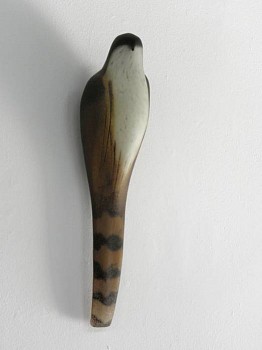 Work:&nbsp;Accipiter (Sharpie), 2010 hand blown pigmented glass 16 x 4 x 4.5 inches ROSEN201