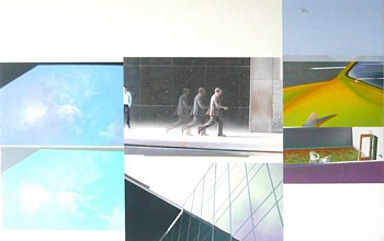 Robert Schmid -&nbsp;Abstract #1, 2010 acrylic on paper 33 x 47 1/2 inches SCHM174