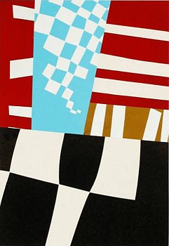 Peter Zaleski -&nbsp;Outside Invention, 2012 monoprint 22 x 15.5 inch image / 
33 x 26 inch paper ZAL358