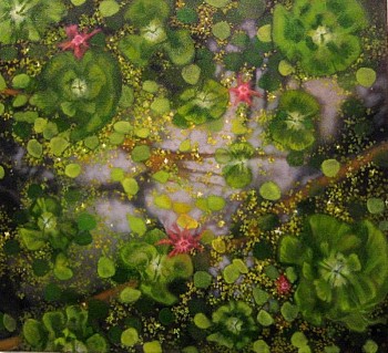 Mark di Vincenzo -&nbsp;Annaberg Pond, 2011 oil on canvas 30 x 35 inches VIN150