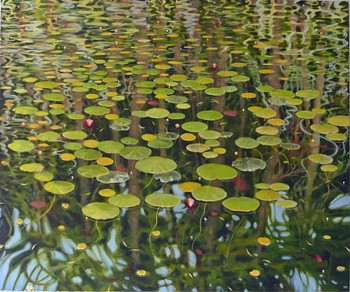 Mark di Vincenzo -&nbsp;Blue Wave, 2012 oil on canvas 48 x 56  inches VIN156