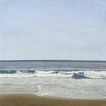 Work:&nbsp;Ocean No. 17, 2008 oil on panel 24 x 24 inches WAG096