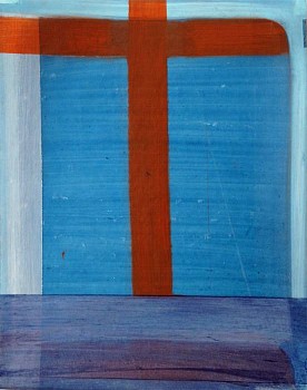 Tad Wiley - Fifty Vellums #32, 2012 alkyd on vellum 14 x 11 inches Wile017