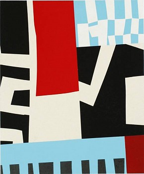 Peter Zaleski -&nbsp;Field Tour, 2012 monoprint 17 x 14 inch image / 
30 x 22 inch paper ZAL351