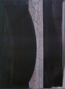 Tad Wiley - Waterlog #11, 2008 oil based enamel on vellum 30 x 24 inches framed / 20 x 15 inches image wile048