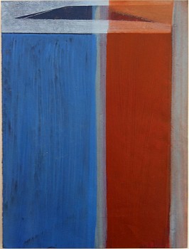 Tad Wiley - untitled no. 6, 2012 alkyd on vellum 12 x 9 inches wile065