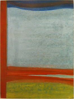 Tad Wiley - untitled no. 7, 2012 alkyd on vellum 12 x 9 inches wile066