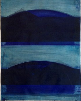 Tad Wiley - untitled no. 12, 2012 oil based enamel and alkyd on vellum 26 x 20 inches wile071