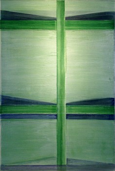 Tad Wiley - Redoute, 2011 alkyd and enamel on wood panel 48 x 32 inches wile072
