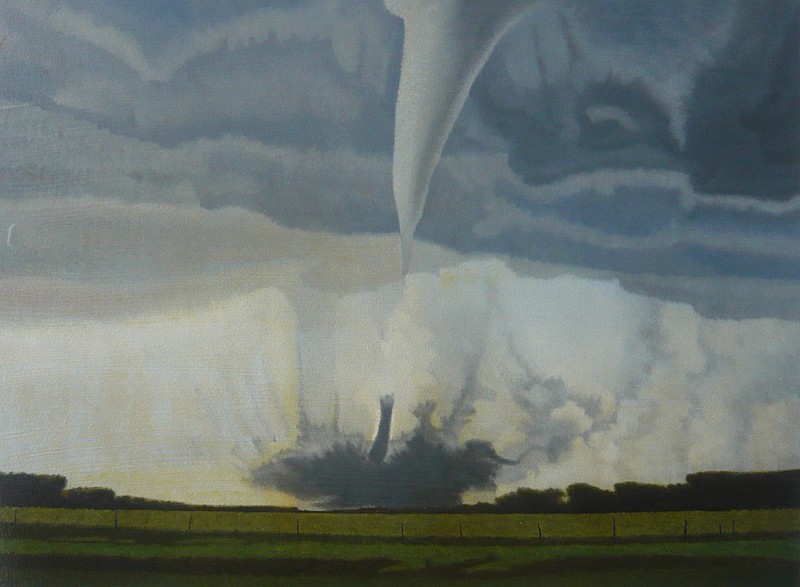 Clay Wagstaff (LA)
Extreme Clouds No. 3, 2010
WAG197
oil on paper, 20 x 26 inches