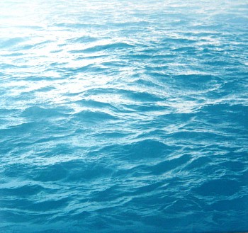 MaryBeth Thielhelm (LA) - Teal Sea IV, 2010 solarplate etching 15 x 15 inches THIEL695