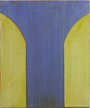 Tad Wiley - Untitled #5 (Spring by Degrees), 2004-2005 enamel and varnish on wood panel 19 x 16 inches Wile075