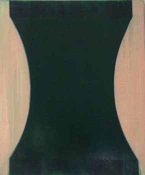 Tad Wiley - Untitled #9 (Spring by Degrees), 2004-2005 enamel and varnish on wood panel 19 x 16 inches Wile076