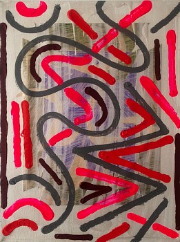 Work: Patrick Brennan Untitled, 2012 mixed media on canvas 16 x 12 inches BREN003