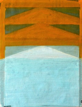 Tad Wiley - untitled, 2012 enamel and alkyd on vellum 26 x 20 inches Wile083