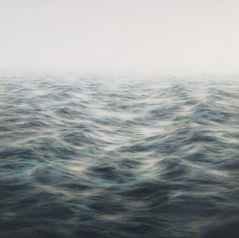 MaryBeth Thielhelm (LA) - Slate Grey Sea, 2007-2013 oil on panel 36 x 36 inches THIEL817