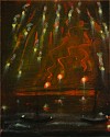 Kathryn Lynch (LA), Fireworks 3
2013, oil on canvas