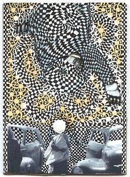 Work:&nbsp;Roz Leibowitz (LA) Paulie's Story, 2009 ink and collage on board 7 x 5 inch paper, 12 1/4 x 10 1/4 inch frame LEIB099