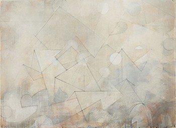 Work:&nbsp;Sea Change I, 2013 mixed media on handmade watercolor paper 22 x 30 inches/ 27.5 x 35 inches framed GER054