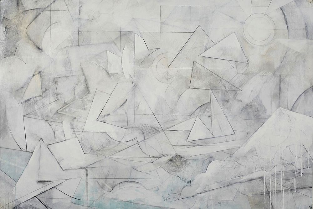 Celia Gerard
Sea Song (Khora III), 2012-2013
GER056
mixed media on handmade watercolor paper, 40 x 60 inches/ 46 x 65.5 inches framed